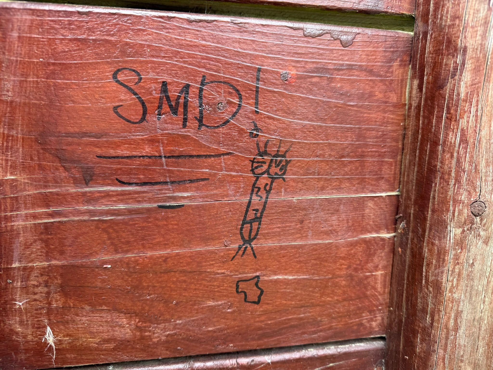 Penis graffiti spotted in TODO, TODO.